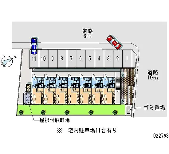 ★手数料０円★恵庭市駒場町２丁目　月極駐車場（LP）